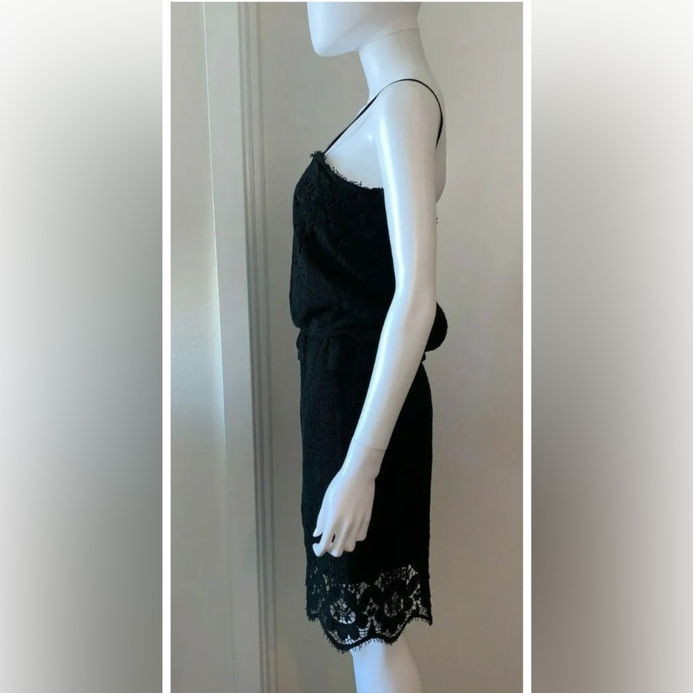 MIGUELINA Anthropologie Intermix *Stella* black lace classic boho dress S - Picture 3 of 5